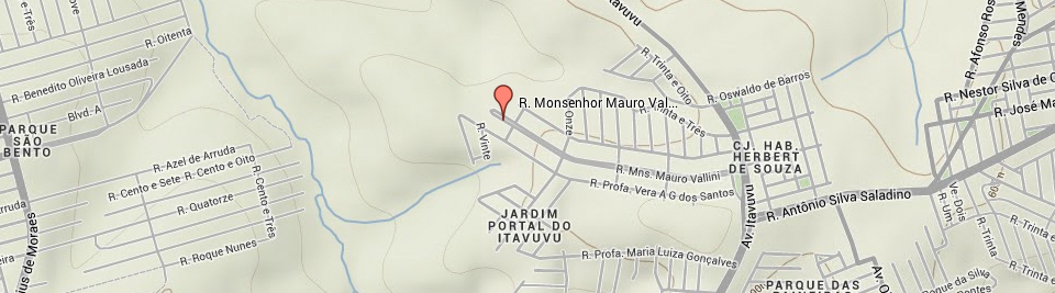 Mapa: Rua Monsenhor Mauro Valline, 971 - Jardim Santa Esmeralda - Sorocaba - São Paulo